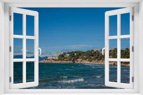 Fototapeta Naklejka Na Ścianę Okno 3D - Sea coast in Salou
