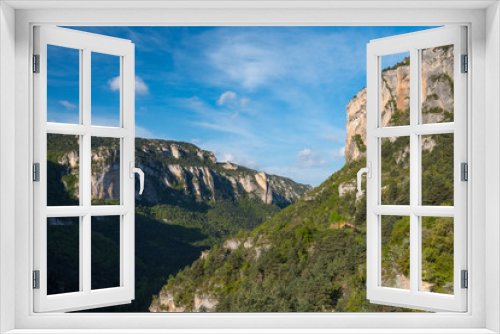 Fototapeta Naklejka Na Ścianę Okno 3D - Jonte gorge, France