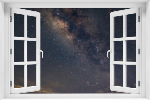 Fototapeta Naklejka Na Ścianę Okno 3D - Landscape of The Milky Way Star beautiful sky