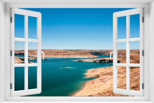 Fototapeta Naklejka Na Ścianę Okno 3D - Powell Lake in Page, Arizona