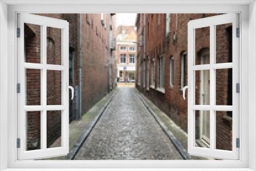 Fototapeta Naklejka Na Ścianę Okno 3D - Dutch street