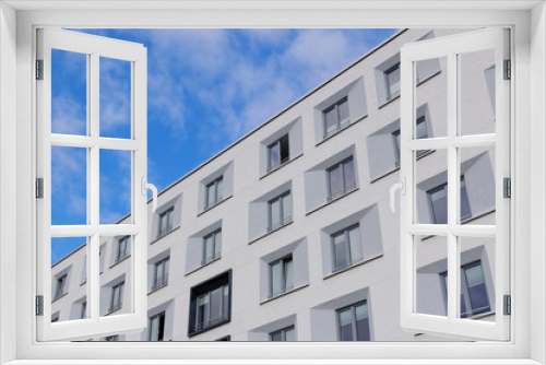 Fototapeta Naklejka Na Ścianę Okno 3D - Neubau mit modernen Eigentumswohnungen