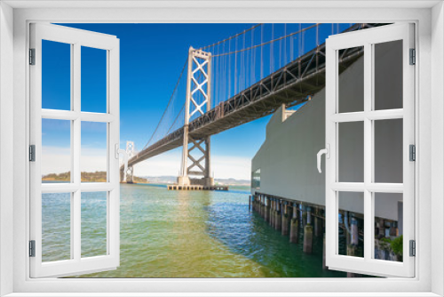 Fototapeta Naklejka Na Ścianę Okno 3D - Bay Bridge San Francisco, California, USA