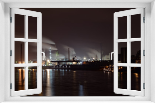 Fototapeta Naklejka Na Ścianę Okno 3D - Hafen Duisburg Ruhrort