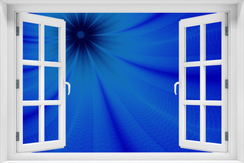 Fototapeta Naklejka Na Ścianę Okno 3D - Abstract fractal blue background for design