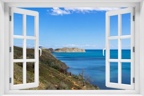 Fototapeta Naklejka Na Ścianę Okno 3D - Landscape of Southern coast of Crimea. Chameleon cape