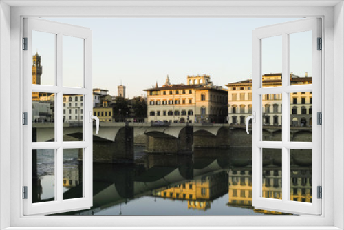 Fototapeta Naklejka Na Ścianę Okno 3D - Ponte alle Grazie  Firenze
