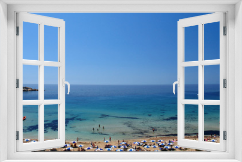 Fototapeta Naklejka Na Ścianę Okno 3D - coral bay station balnéaire de chypre