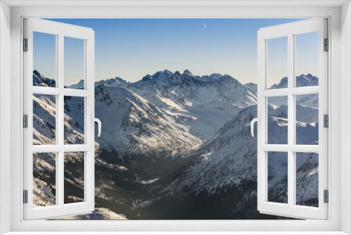 Fototapeta Naklejka Na Ścianę Okno 3D - Peaks and valleys.