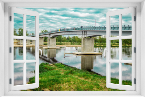 Fototapeta Naklejka Na Ścianę Okno 3D - Bridge over the river