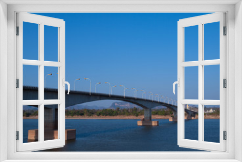 Fototapeta Naklejka Na Ścianę Okno 3D - Third Thai–Lao Friendship Bridge.