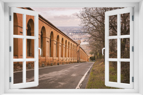 Fototapeta Naklejka Na Ścianę Okno 3D - Bologna covered portico