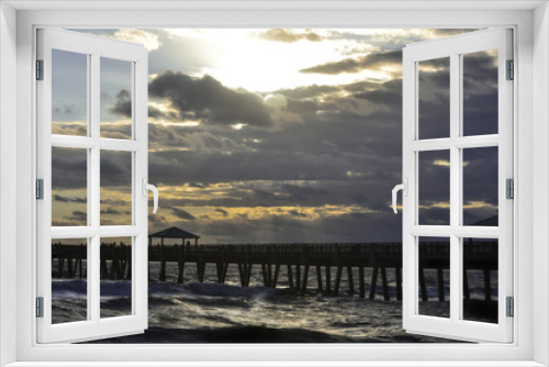 Fototapeta Naklejka Na Ścianę Okno 3D - Fishing pier