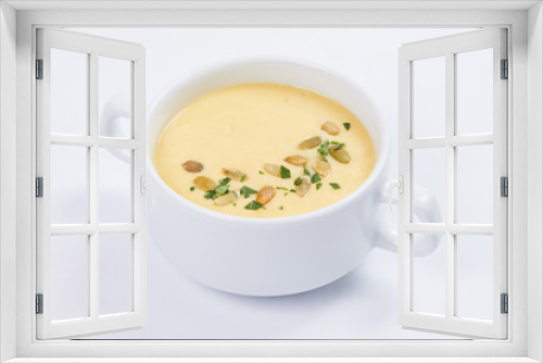 Fototapeta Naklejka Na Ścianę Okno 3D - cream soup