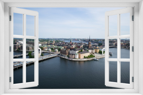 Fototapeta Naklejka Na Ścianę Okno 3D - Stockholm panorama view