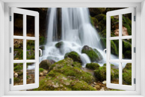 Fototapeta Naklejka Na Ścianę Okno 3D - Wasserfall in der Bärenschützklamm