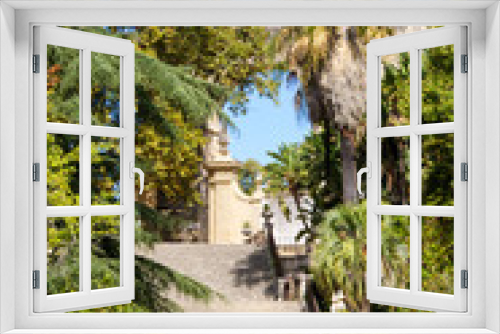 Fototapeta Naklejka Na Ścianę Okno 3D - Botanical Garden, Coimbra, Portugal