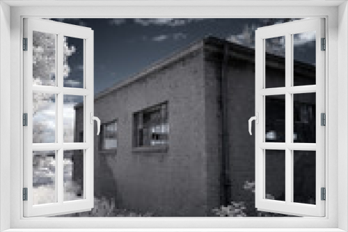 Fototapeta Naklejka Na Ścianę Okno 3D - Architektur in Infrarot