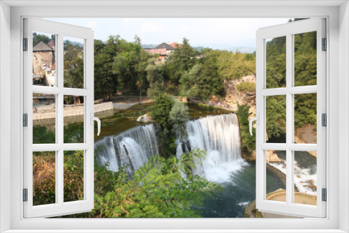 Fototapeta Naklejka Na Ścianę Okno 3D - Jaice Waterfall, Bosnia and Herzegovina
