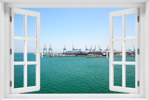 Fototapeta Naklejka Na Ścianę Okno 3D - Haifa sea port