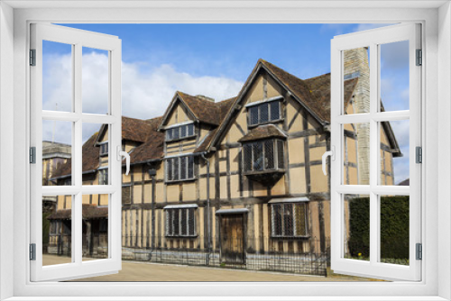 Fototapeta Naklejka Na Ścianę Okno 3D - Shakespeares Birthplace in Stratford-Upon-Avon