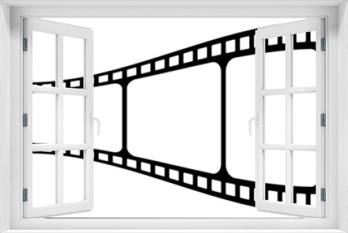 Fototapeta Naklejka Na Ścianę Okno 3D - Filmstreifen Welle klein Vektor