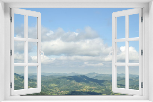 Fototapeta Naklejka Na Ścianę Okno 3D - Beautiful mountain hills