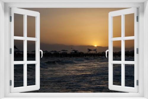 Fototapeta Naklejka Na Ścianę Okno 3D - Sunset on the sea in Turkey