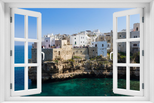 Fototapeta Naklejka Na Ścianę Okno 3D - Polignano a mare view, Apulia, Italy