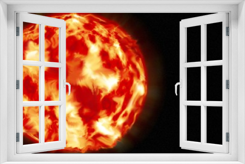 Fototapeta Naklejka Na Ścianę Okno 3D -  The sun  the red giant    .  the main source of energy on Earth