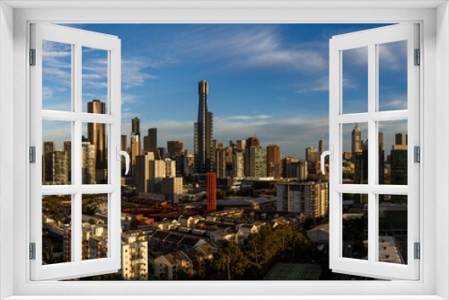 Fototapeta Naklejka Na Ścianę Okno 3D - Melbourne - Australia, Skyline panorama