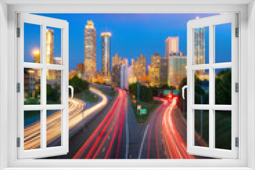 Fototapeta Naklejka Na Ścianę Okno 3D - Skyline of Atlanta city