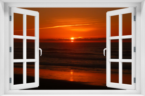 Fototapeta Naklejka Na Ścianę Okno 3D - Sunset at Atlantic ocean, Morocco