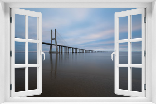 Fototapeta Naklejka Na Ścianę Okno 3D - Vasco da Gama Bridge - Lissabon