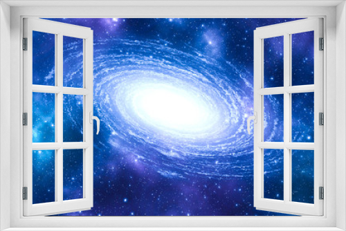 Fototapeta Naklejka Na Ścianę Okno 3D - Spiral galaxy in deep space.
