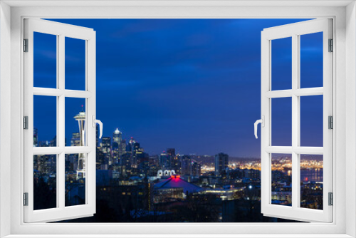Fototapeta Naklejka Na Ścianę Okno 3D - Seattle Awakes Panorama II