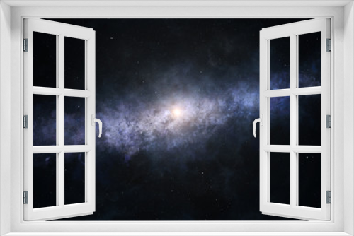 Fototapeta Naklejka Na Ścianę Okno 3D - Galactic panorama