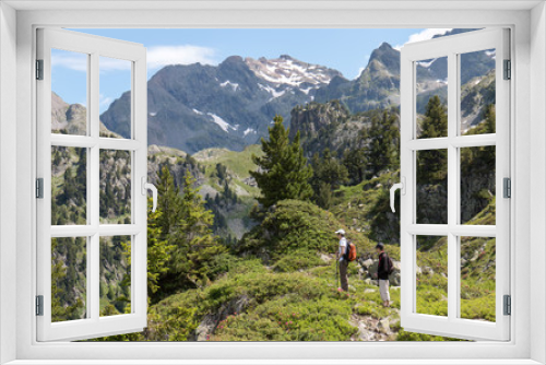 Fototapeta Naklejka Na Ścianę Okno 3D - Randonnée dans le massif de Belledonne