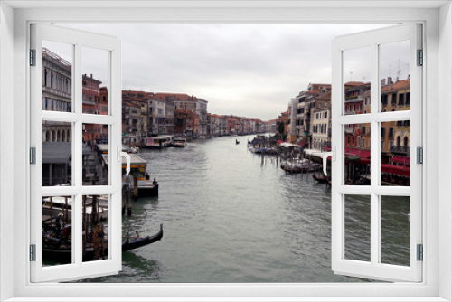 Fototapeta Naklejka Na Ścianę Okno 3D - Gran Canal view, Venice, Italy