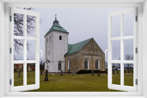 Fototapeta Naklejka Na Ścianę Okno 3D - Vinslöv Church