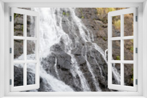 Fototapeta Naklejka Na Ścianę Okno 3D - curve Falls
