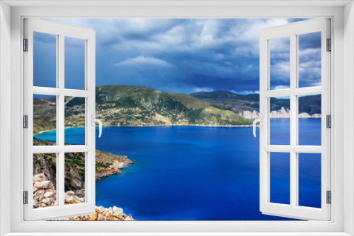 Fototapeta Naklejka Na Ścianę Okno 3D - Seascape of Kefalonia island, Greece