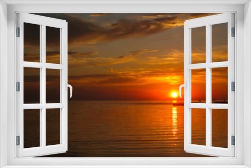 Fototapeta Naklejka Na Ścianę Okno 3D - sunset in croatia