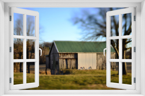 Fototapeta Naklejka Na Ścianę Okno 3D - Weathered Barn