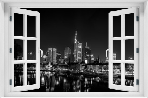 Fototapeta Naklejka Na Ścianę Okno 3D - Skyline Frankfurt