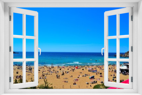 Fototapeta Naklejka Na Ścianę Okno 3D - People at the Beach