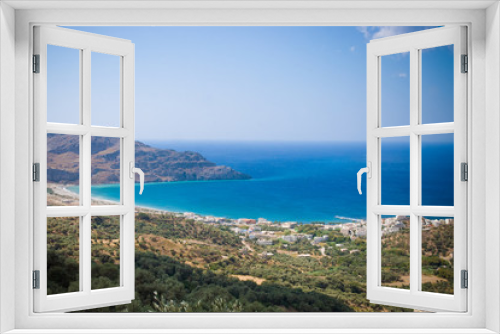 Fototapeta Naklejka Na Ścianę Okno 3D - Crete seashore