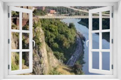 Fototapeta Naklejka Na Ścianę Okno 3D - Clifton suspension bridge (pont suspendu de Bristol)