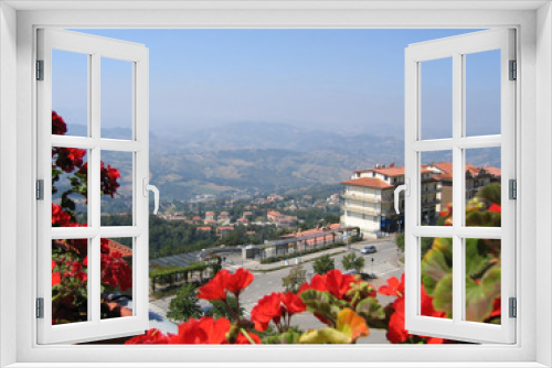 Fototapeta Naklejka Na Ścianę Okno 3D - view to Republic of San Marino