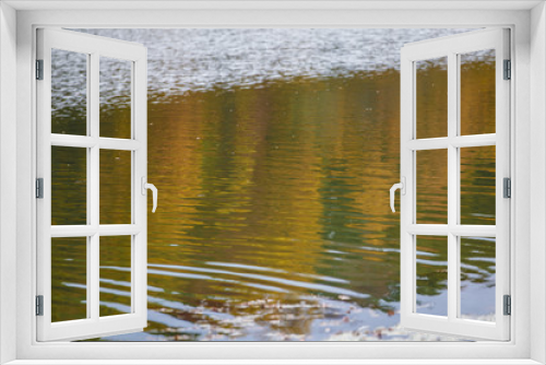 Fototapeta Naklejka Na Ścianę Okno 3D - Autumn Color Reflection